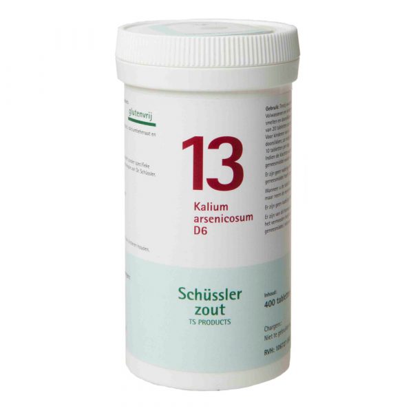 Pfluger Schussler Zout nr 13 Kalium Arsenicosum D6 400 tabletten