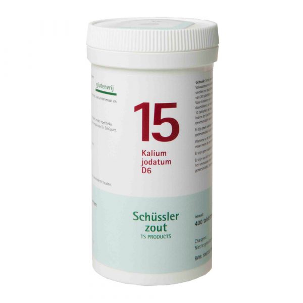 Pfluger Schussler Zout nr 15 Kalium Jodatum D6 400 tabletten