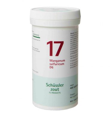 Pfluger Schussler Zout nr 17 Manganum Sulfuric D6 400 tabletten