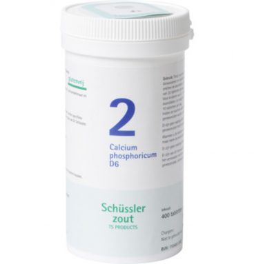 Pfluger Schussler Zout nr 2 Calcium Phosphoricum D6 400 tabletten