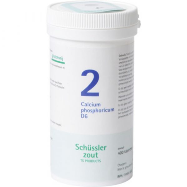 Pfluger Schussler Zout nr 2 Calcium Phosphoricum D6 400 tabletten