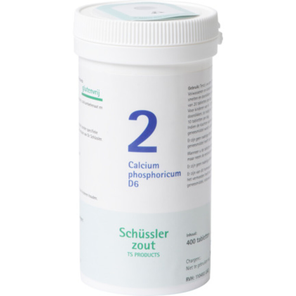 Pfluger Schussler Zout nr 2 Calcium Phosphoricum D6 400 tabletten