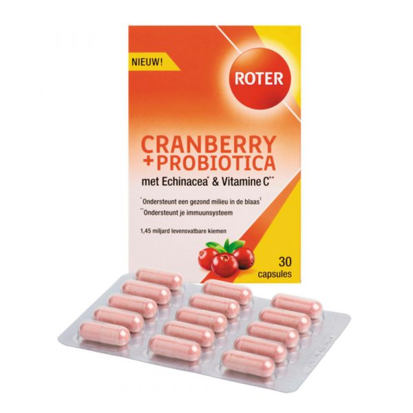 Roter Cranberry&Probiotica 30 capsules