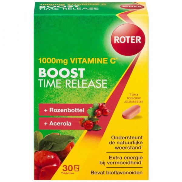 Roter Vitamine C 1000 mg Pro Boost Time Released 30 tabletten