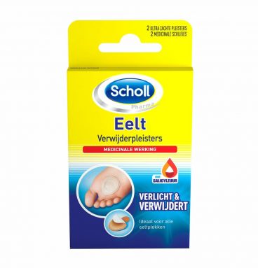 Scholl Eelt Verwijderpleisters 4 stuks