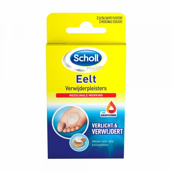 Scholl Eelt Verwijderpleisters 4 stuks