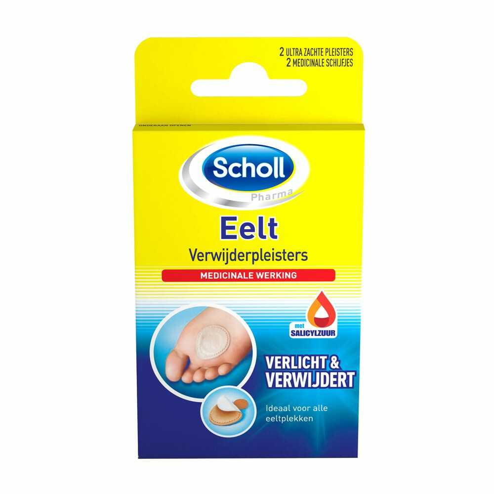 Scholl Eelt Verwijderpleisters 4 stuks