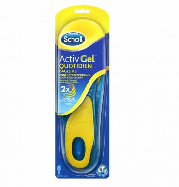 Scholl GelActiv Inlegzolen Iedere Dag Man 1 paar