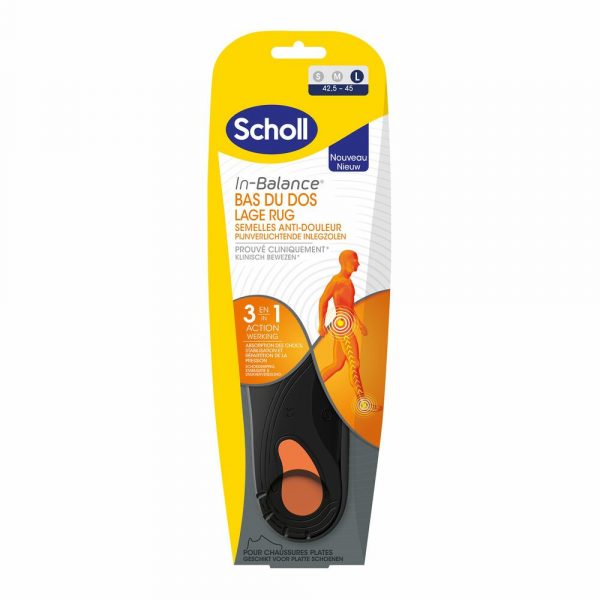 Scholl In Balance Inlegzolen Lage Rug Large (Maat 42