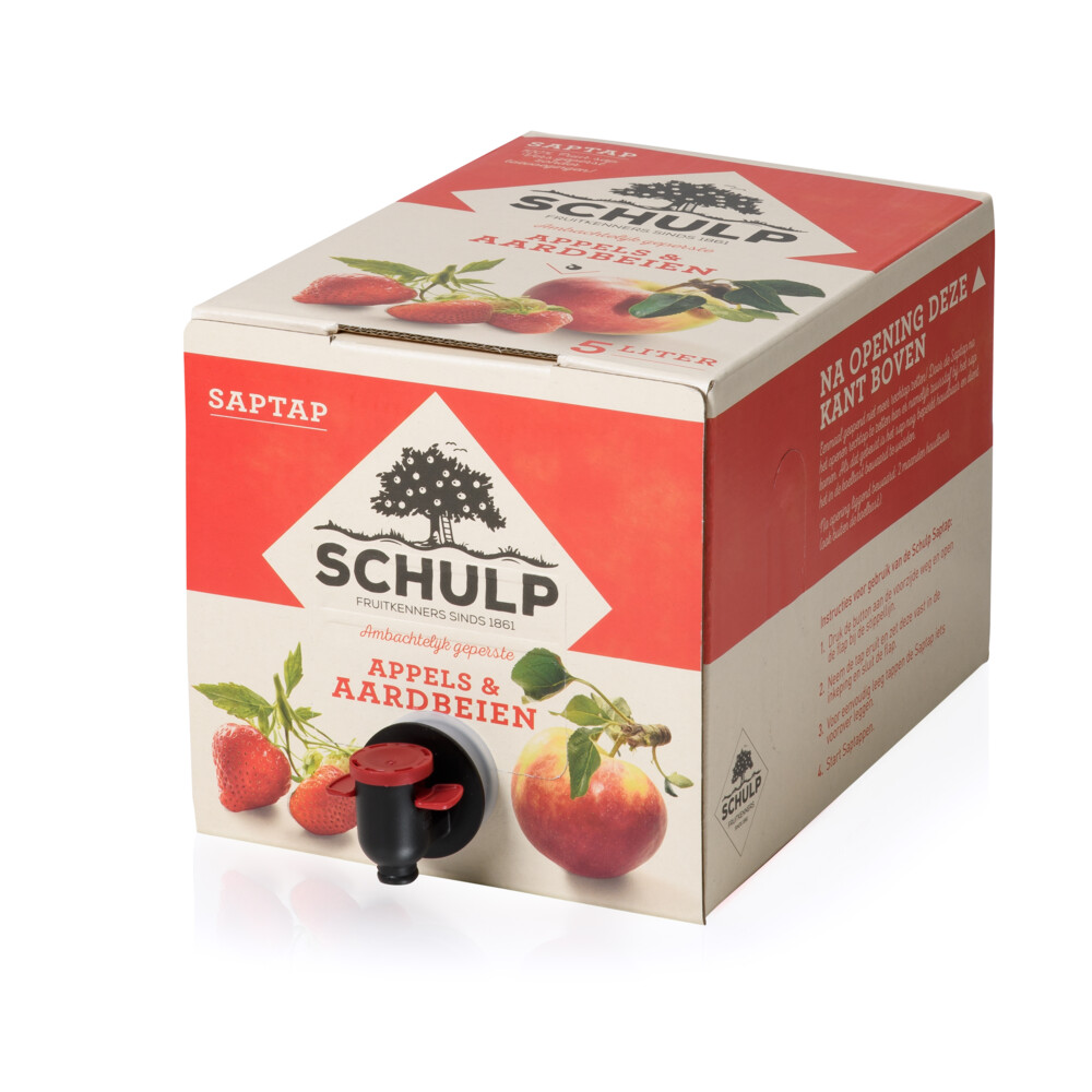 Schulp Saptap Appel-Aardbei Ambachtelijk 5 liter