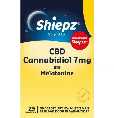 Shiepz Melatonine Met 7 mg CBD 25 tabletten