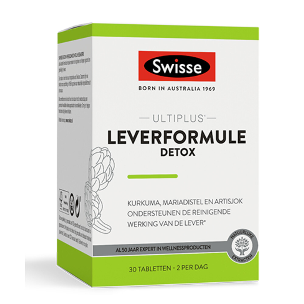 Swisse Voedingssupplement Lever 30 tabletten