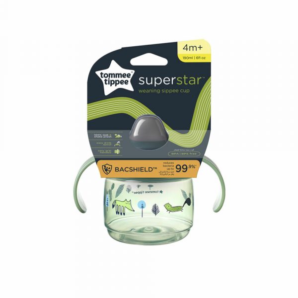 Tommee Tippee Close To Nature Drinkbeker First Trainer Cup Groen 4m+ 190 ml