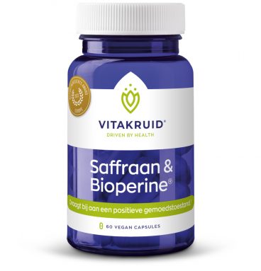 Vitakruid Saffraan 28 MG&Bioperine 60 vega capsules