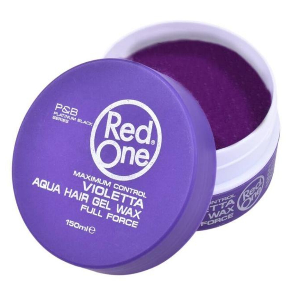 3 voor 10 euro: Red One Haarwax Purple Aqua 150 ml