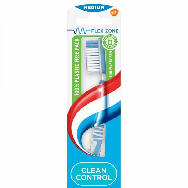 3+2 gratis: Aquafresh Tandenborstel Clean Control Medium