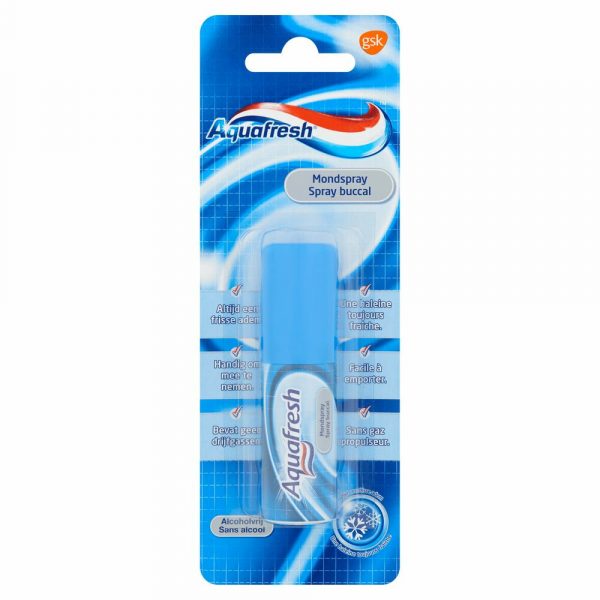 3+2 gratis: Aquafresh Mondspray 15 ml