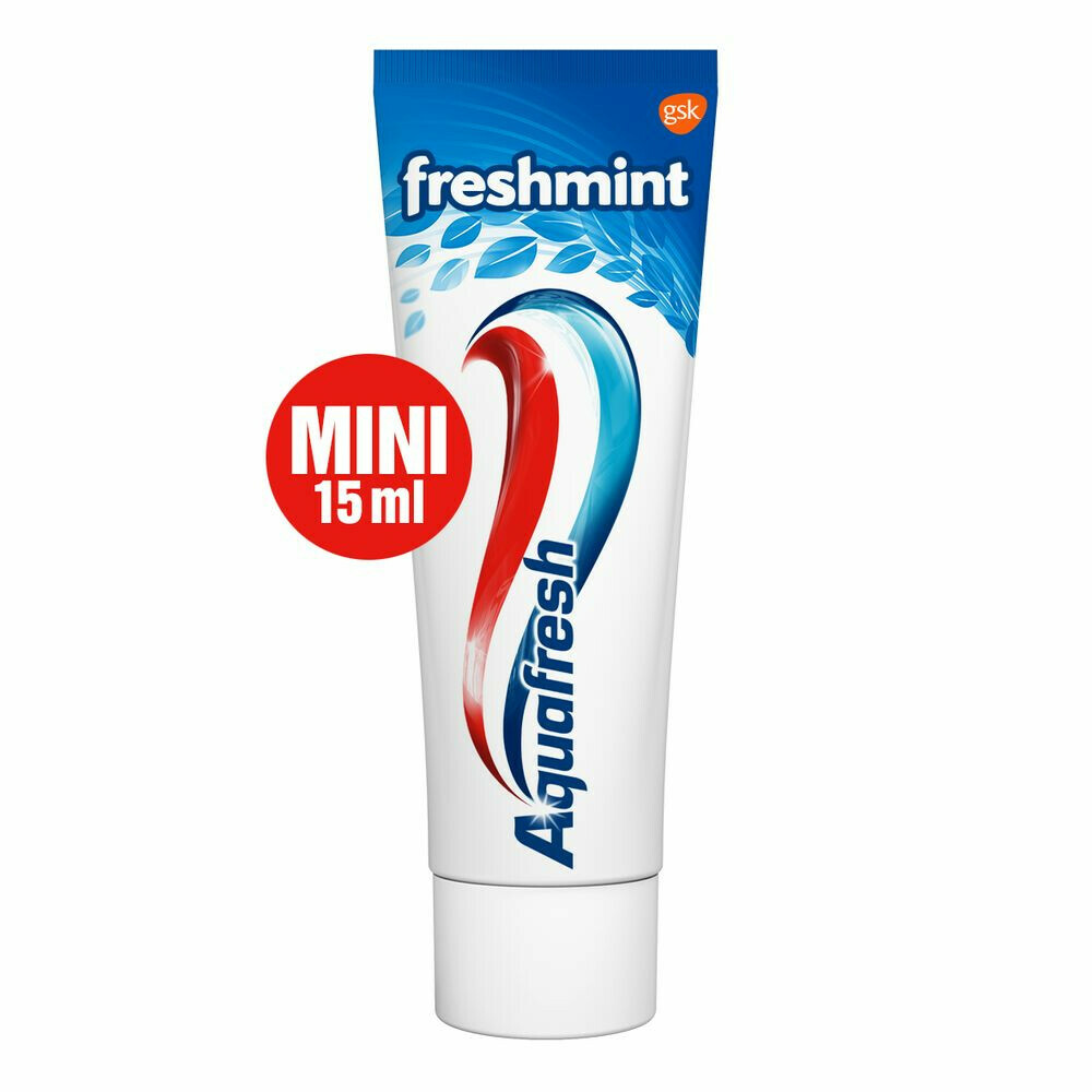 3+2 gratis: Aquafresh Freshmint 3in1 Mini 15 ml