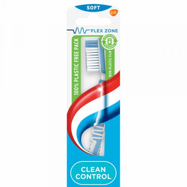 3+2 gratis: Aquafresh Tandenborstel Clean Control Soft