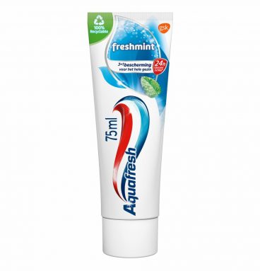 3+2 gratis: Aquafresh Tandpasta Freshmint Frisse Adem 75 ml