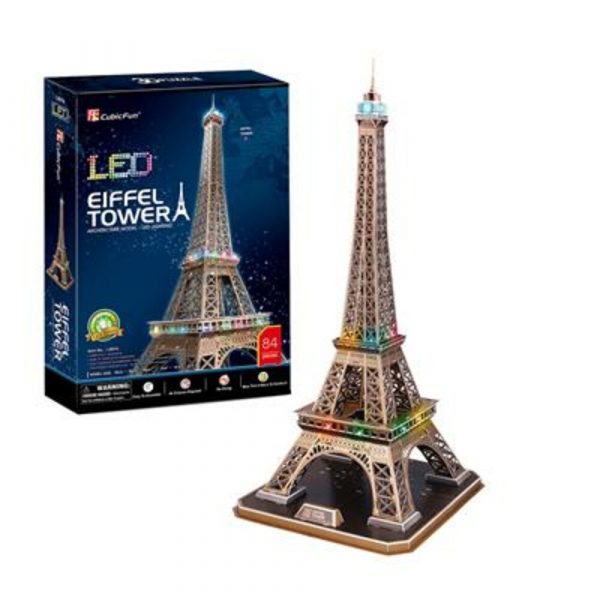 3D Puzzel Eiffel Tower Led