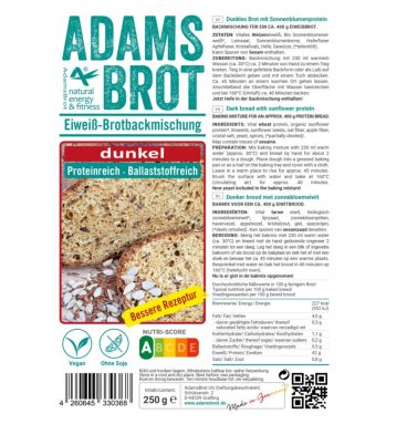 Adams Brot Broodmix Donker 250 gr