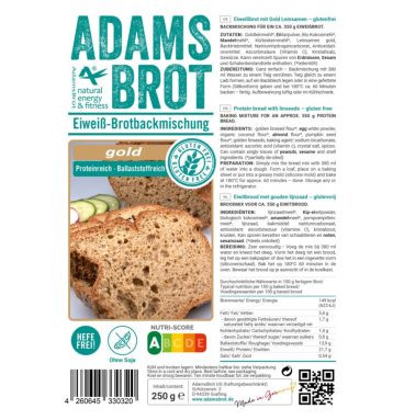 Adams Brot Broodmix Gold Glutenvrij 250 gr