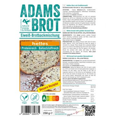 Adams Brot Broodmix Helles 250 gr