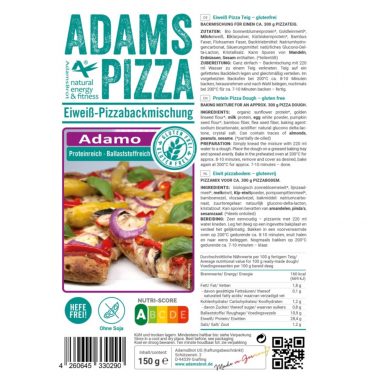 Adams Pizzabodem Adamo 150 gr