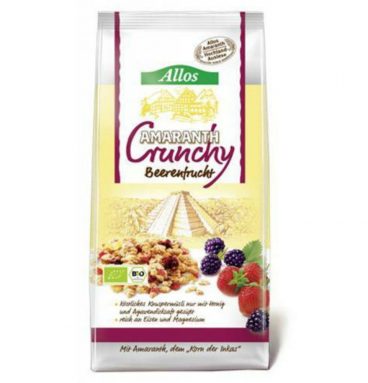 Allos Crunchy Rode Vruchten Amarat Bio 400 gr