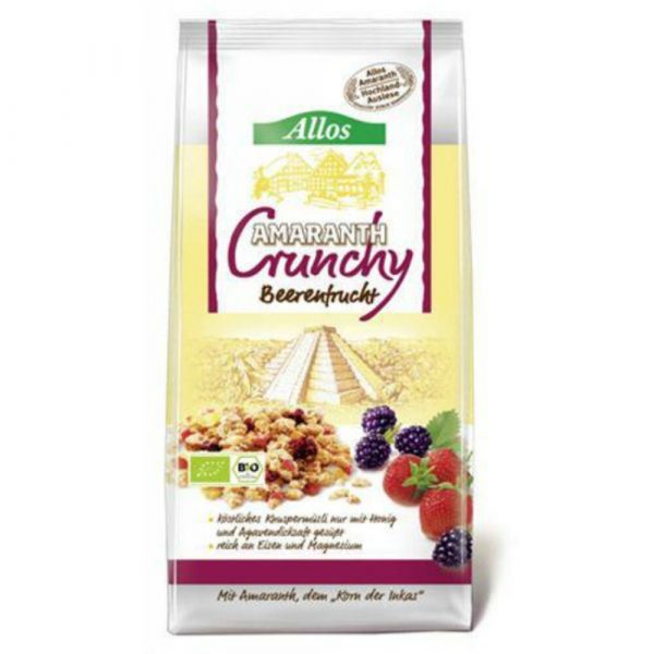 Allos Crunchy Rode Vruchten Amarat Bio 400 gr