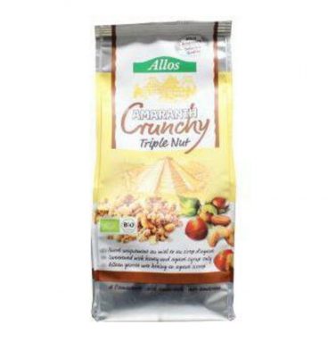 Allos Crunchy Triple Nut Amaran Bio 400 gr