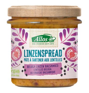 Allos Spread Linzen Beluga Bio 140 gr