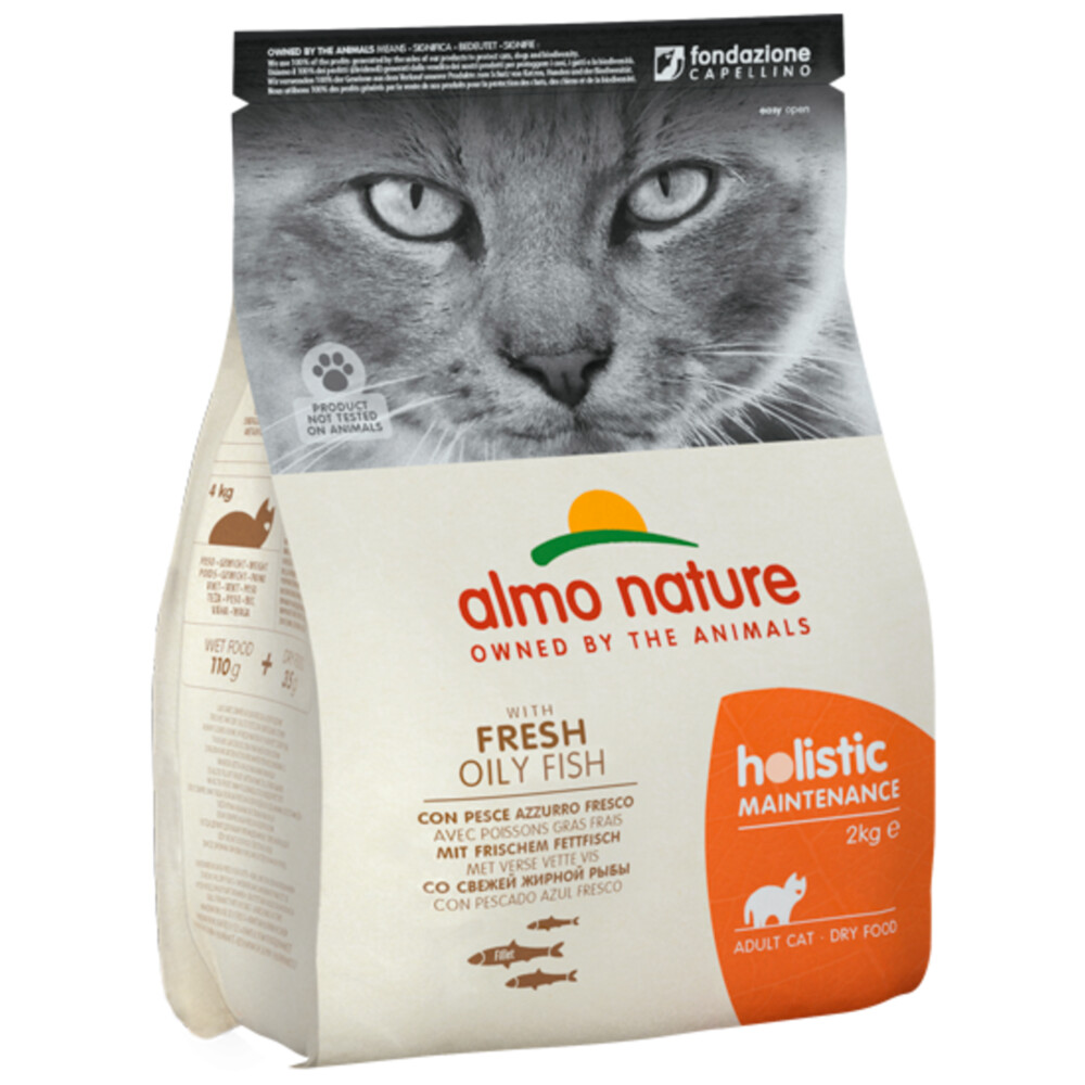 Almo Nature Holistic Maintenance Kattenvoer Witvis - Rijst 2 kg