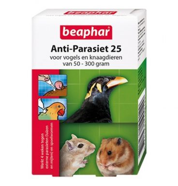 Beaphar Anti-Parasiet 10 Knaag / Vogel 2 pipetten