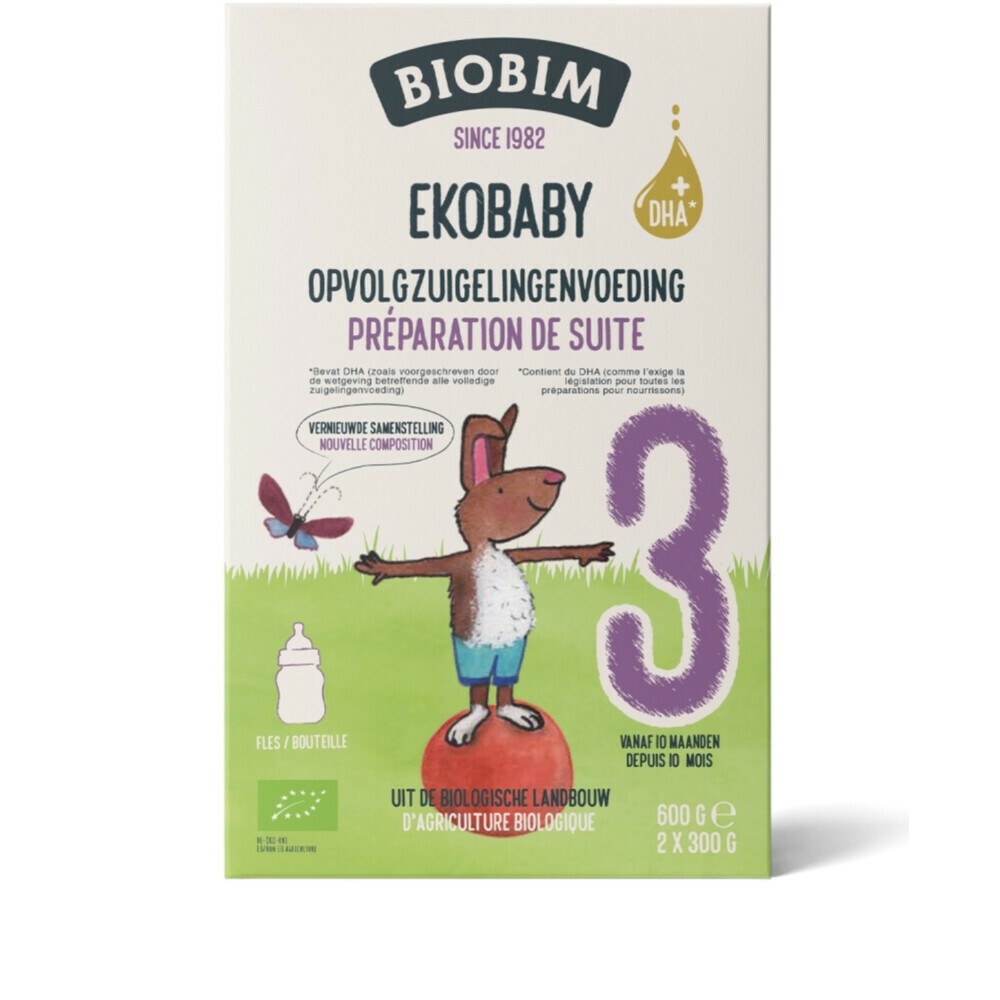 Biobim Zuigelingenvoeding Ekobaby 3 10+ mnd 600 g