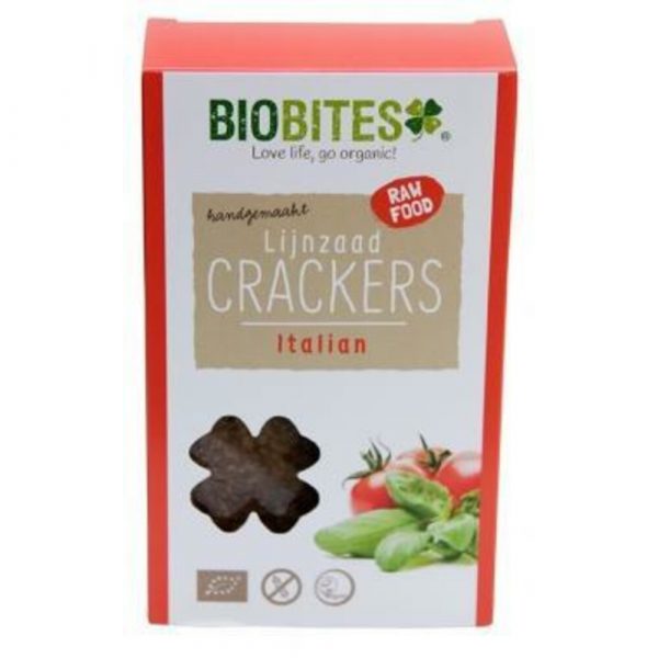 Biobites Crackers Raw Italie Bio 2 stuks