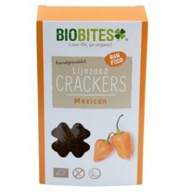 Biobites Crackers Raw Mexico Bio 2 stuks