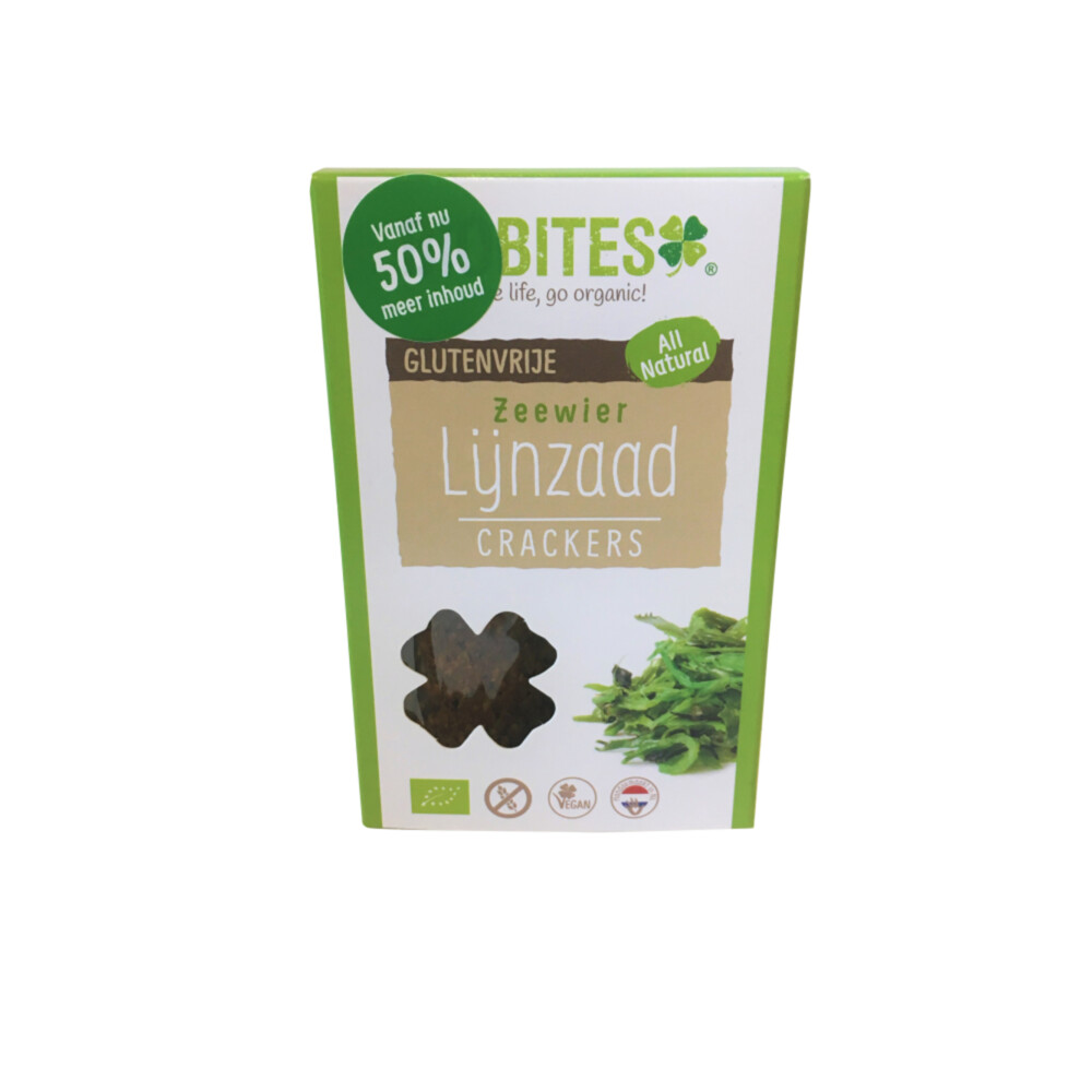 Biobites Crackers Raw Zeewier Bio 90 gr