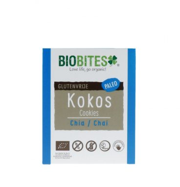 Biobites Kokosbite Chia Glutenvrij Bio 65 gr