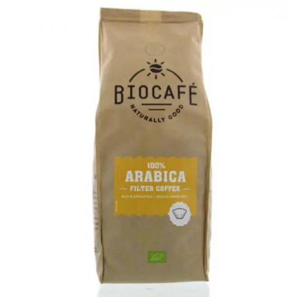 Biocafe Filterkoffie Arabica Bio 500 gr