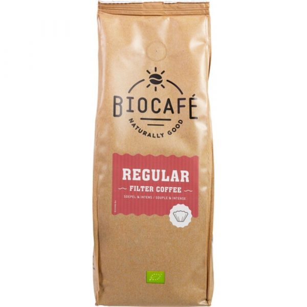 Biocafe Filterkoffie Regular Biologisch 250 gr