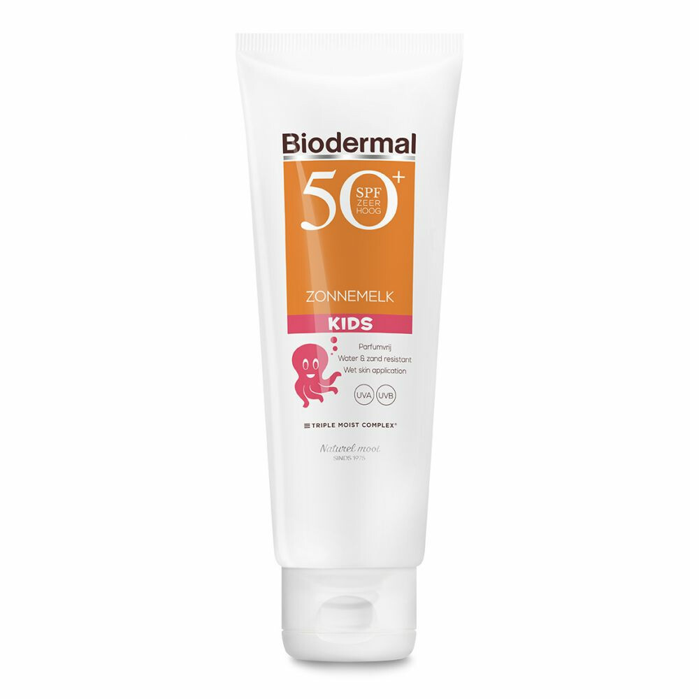 2x Biodermal Zonnemelk Kids SPF 50 125 ml