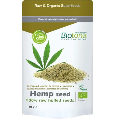 Biotona Hemp Raw Hulled Seed Bio 300 gr