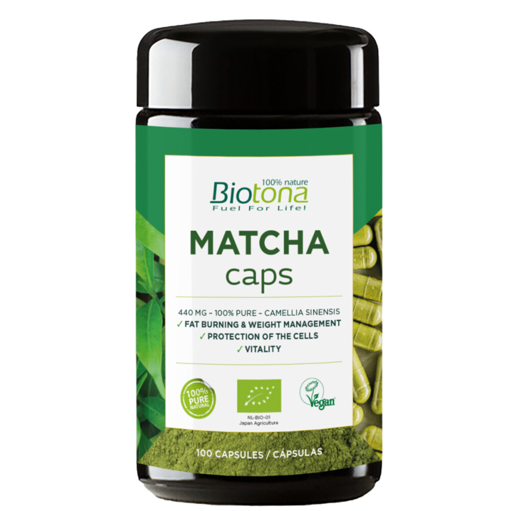 6x Biotona Matcha Caps 100 capsules