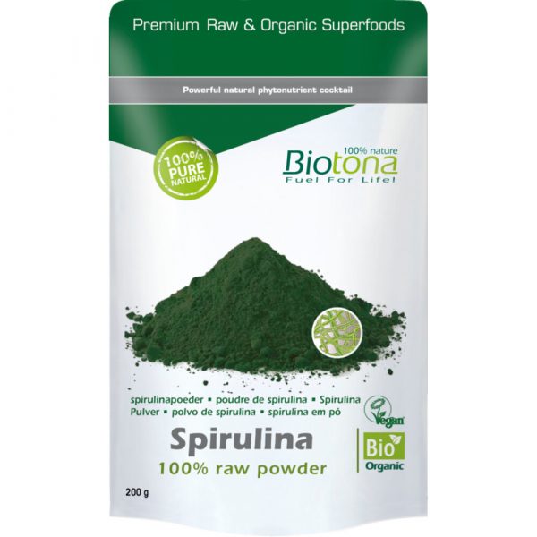 6x Biotona Spirulina Raw 200 gr