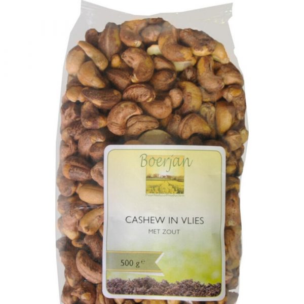 Boerjan Cashewnoten Gezouten 500 gr