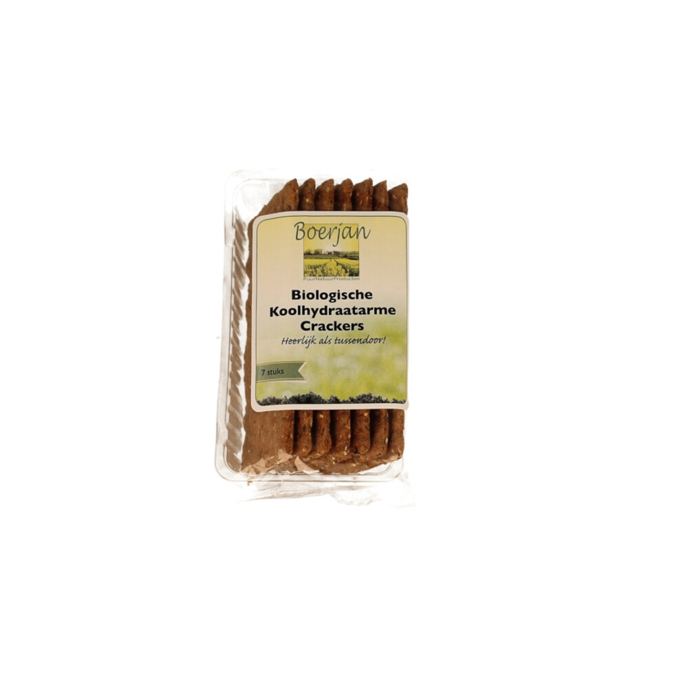 Boerjan Crackers Naturel Ka Bio 7 stuks