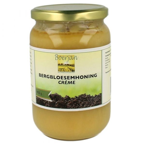 Boerjan Honing Bergbloesem Creme 900 gr