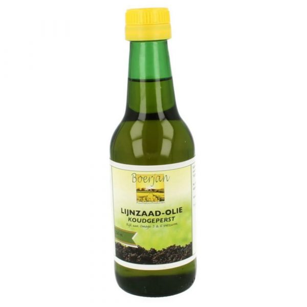 Boerjan Lijnzaad Olie 250 ml